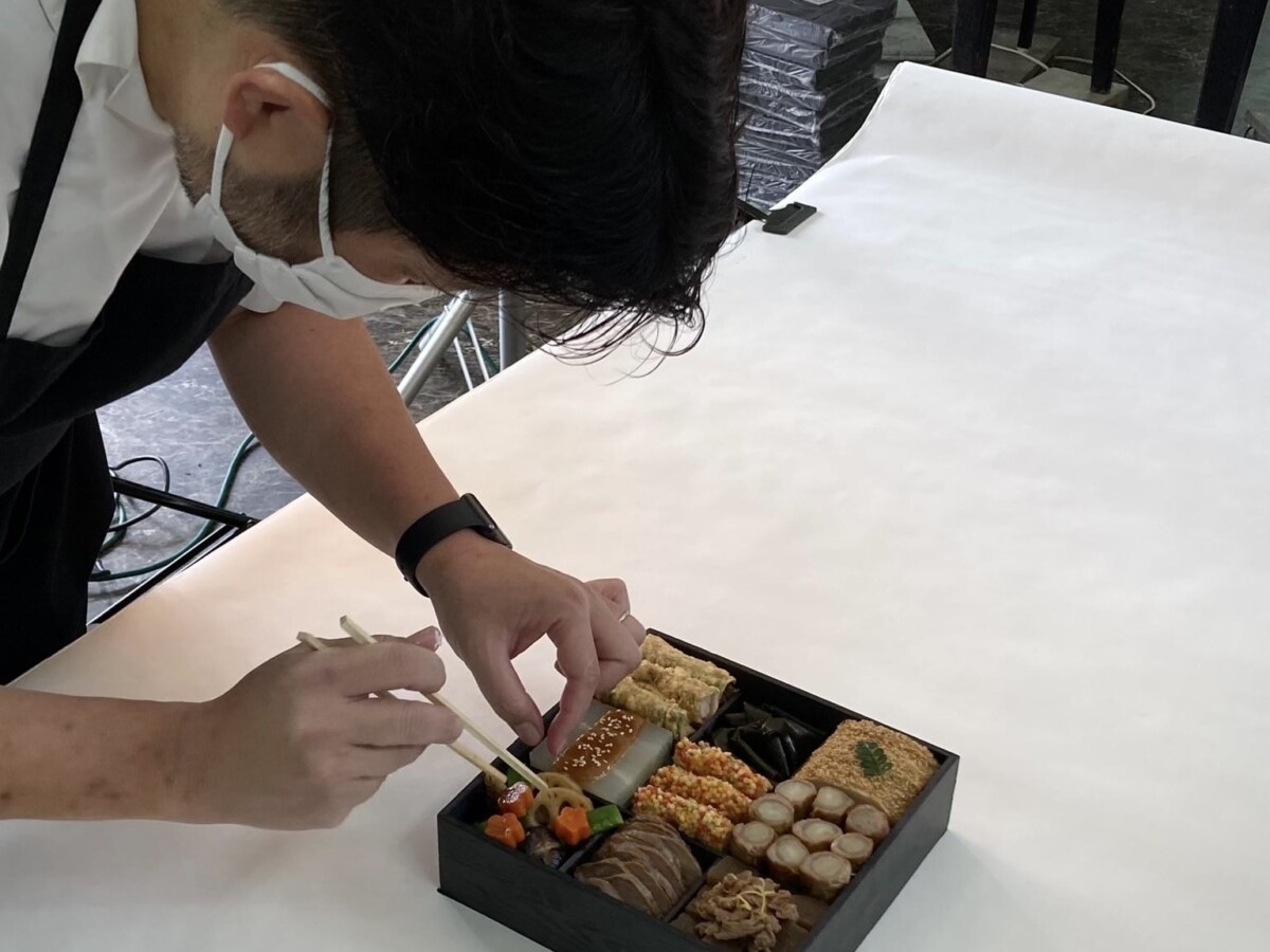 料理人による開発の様子