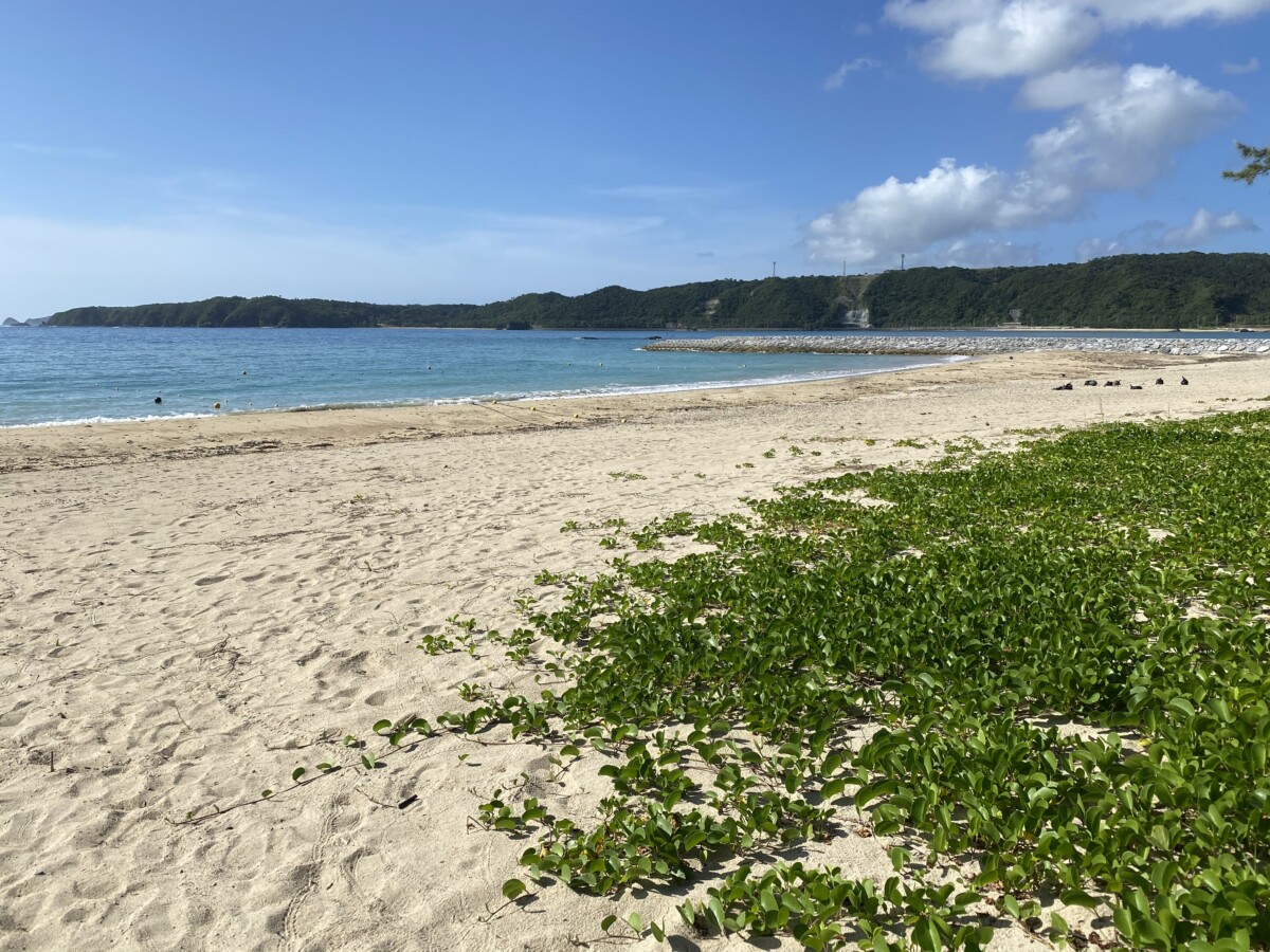 沖縄の砂浜